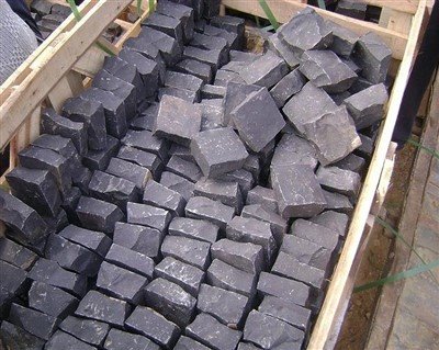 Cubestone preto natural chinês de basalto/paralelepípedos/pedra de pavimentação