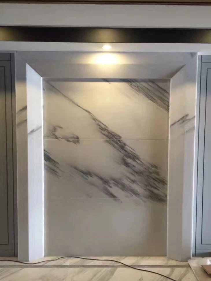 White Marble Ink Painting White Onyx Marble