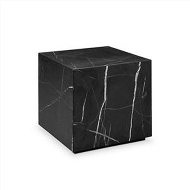 mesa de centro de mármore de bloco