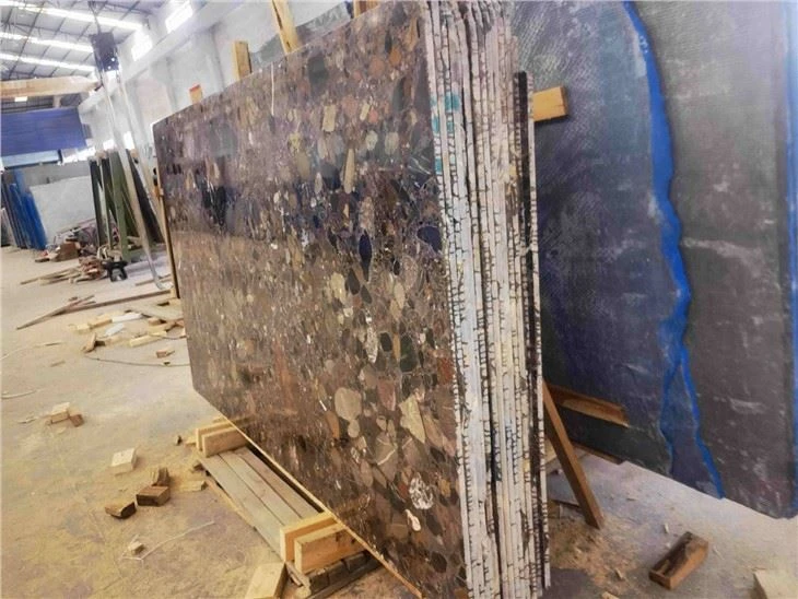Beautiful Colorful Granite Big Slabs For Kitchen Countertops