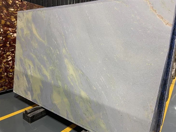 Sky Blue Marble Slabs For Flooring And Backsplashes