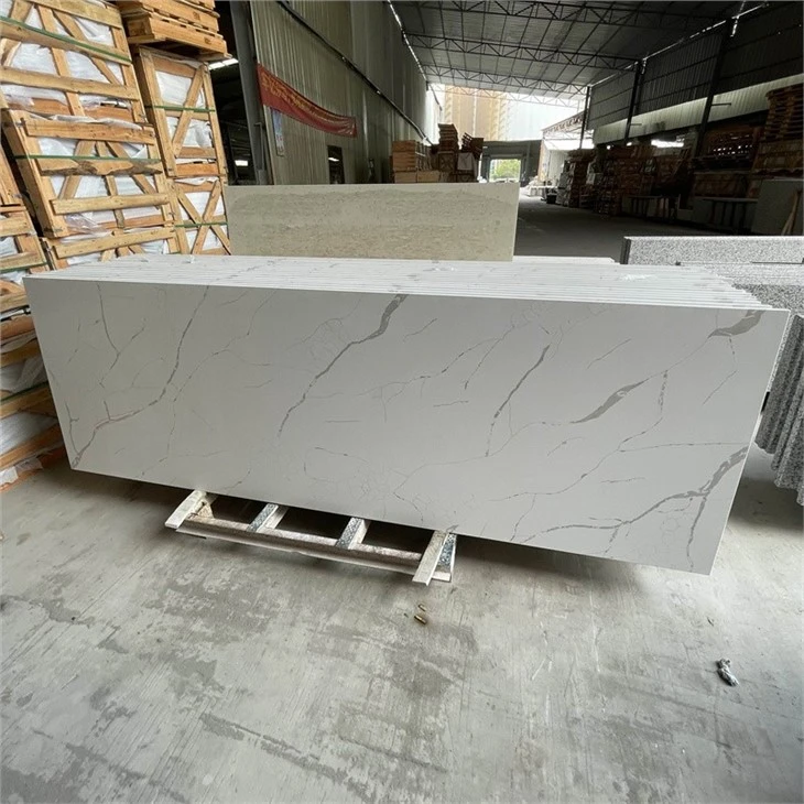 Calacatta White Quartz Countertops