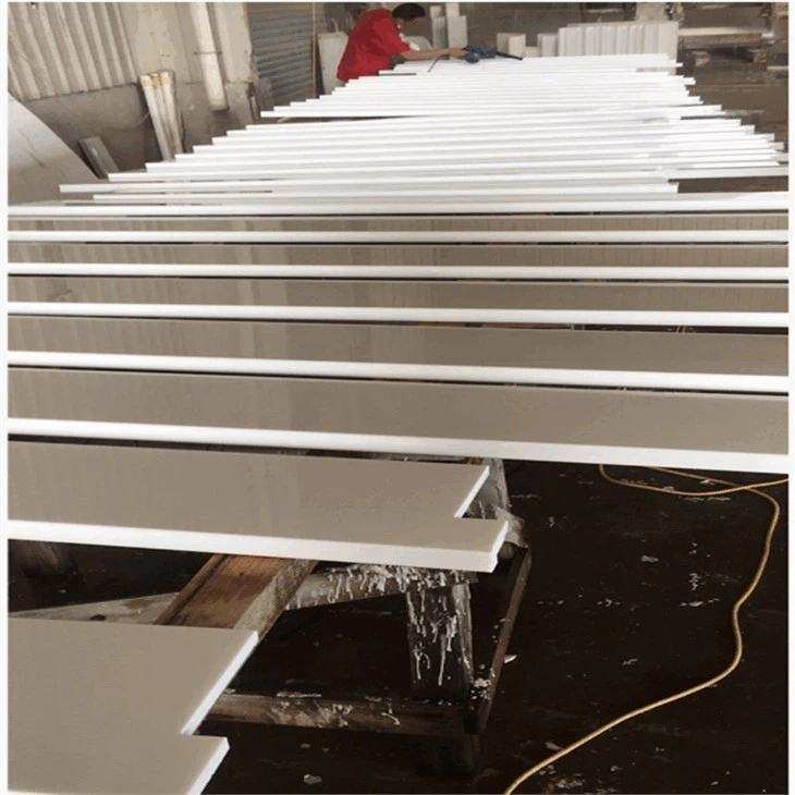 Pedra de vidro nanocristal piso/parede rodapé lateral decoração para casa