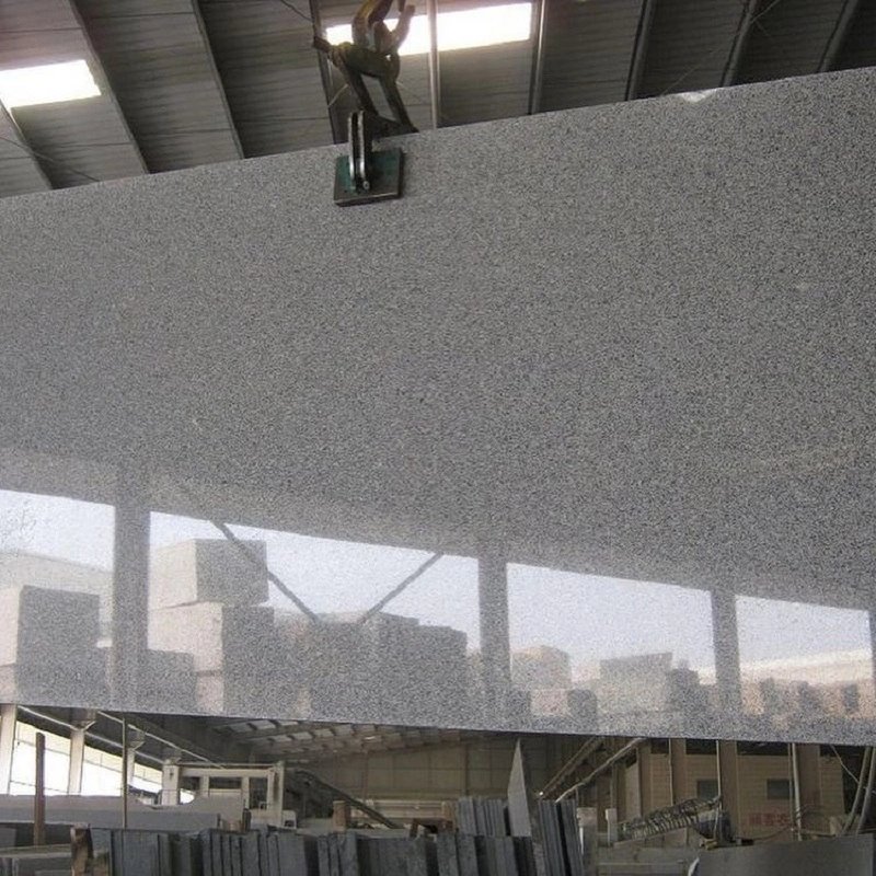 Laje de granito natural G603 para lápide/pavimentação