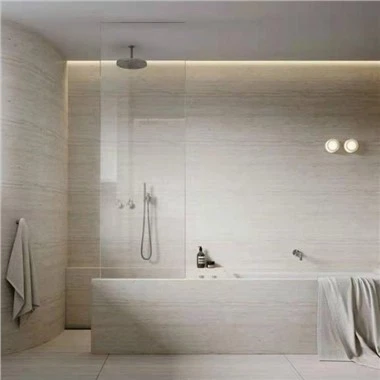 Cream White Limestone Exterior Wall Cladding Tiles Classical Outdoor Villa Limestone