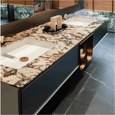 Bancada de mármore de luxo Nature Stone Snow Mountain Silver Fox